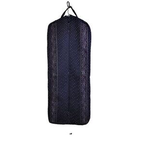 Vera Bradley Garment Bag Classic Navy Retired Pattern Hanging Foldable Travel